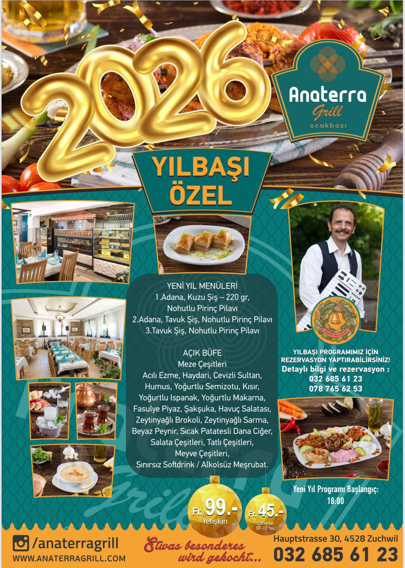 Anaterra Grill Flyer Zuchwil